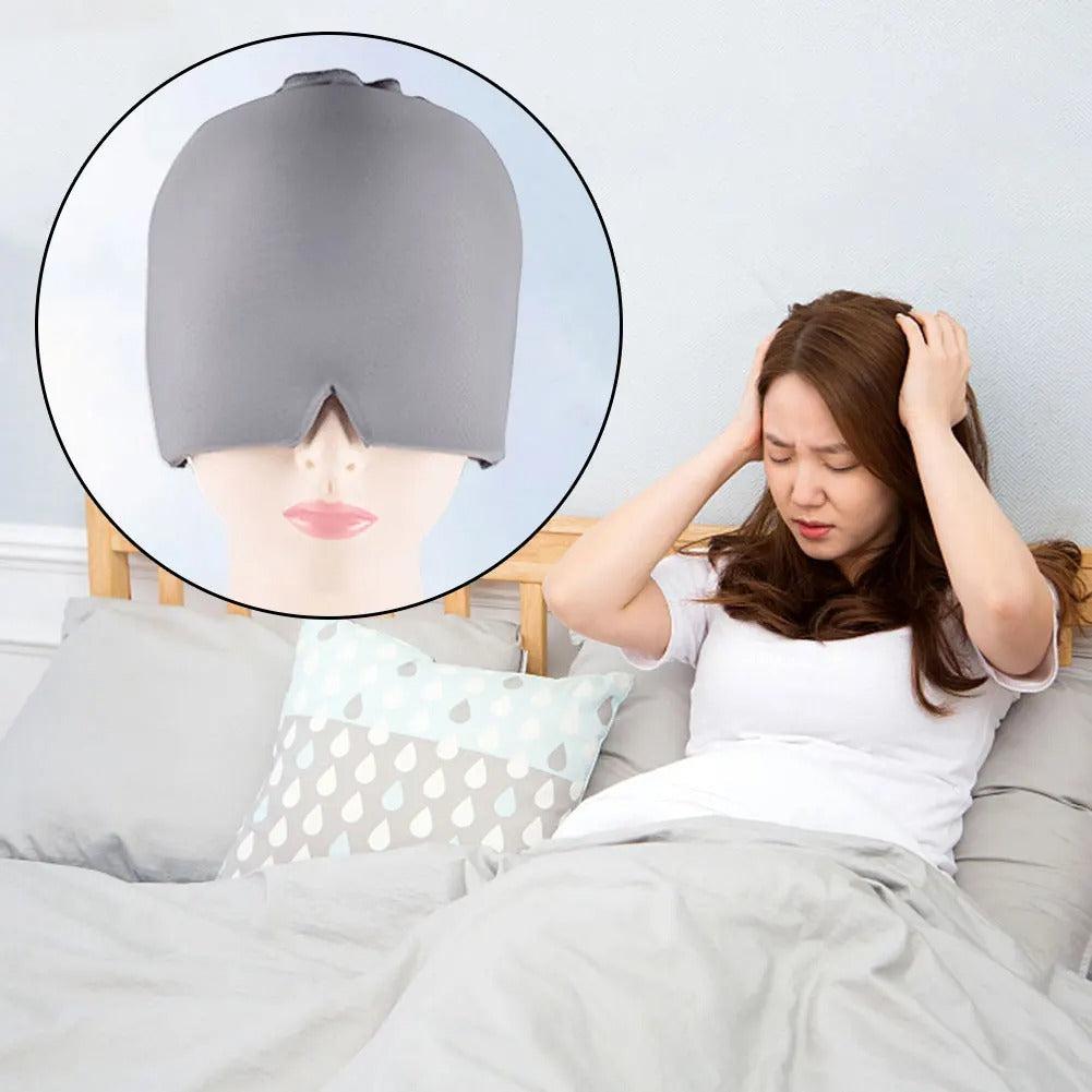 Migraine Relief Hat headache hat Gel Hot Cold Therapy