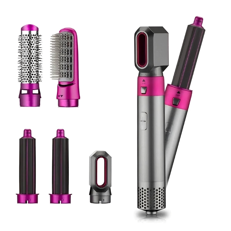 Hot Air Brush Dry, Style, and Volumize with Ionic Technology (5-in-1)