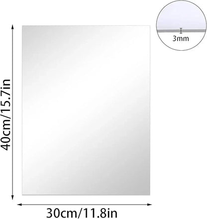 Square Shape Acrylic Wall Mirror - Modern Home Mirror - Best For Bathroom & kitchen