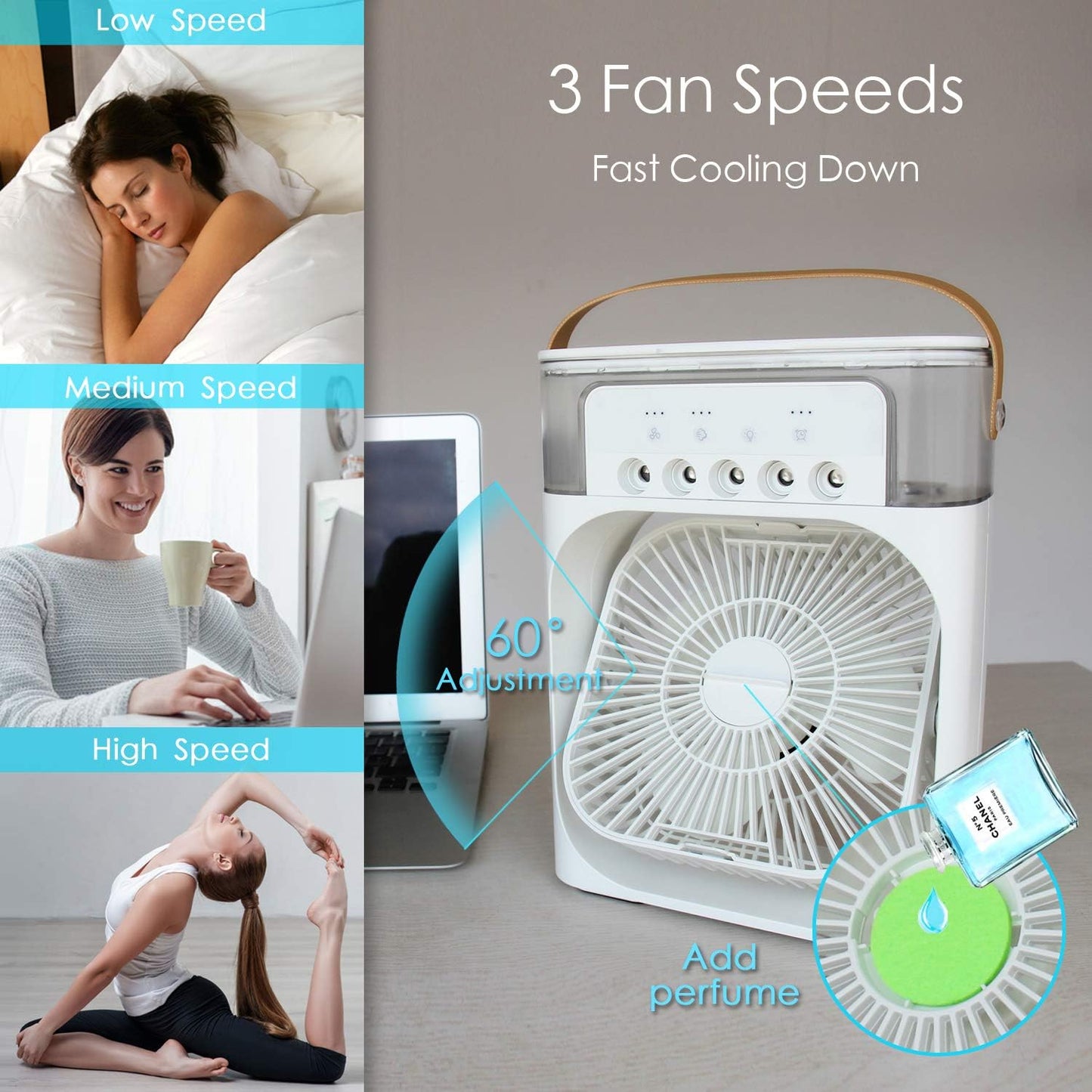 Portable Mini Air Cooler Fan
