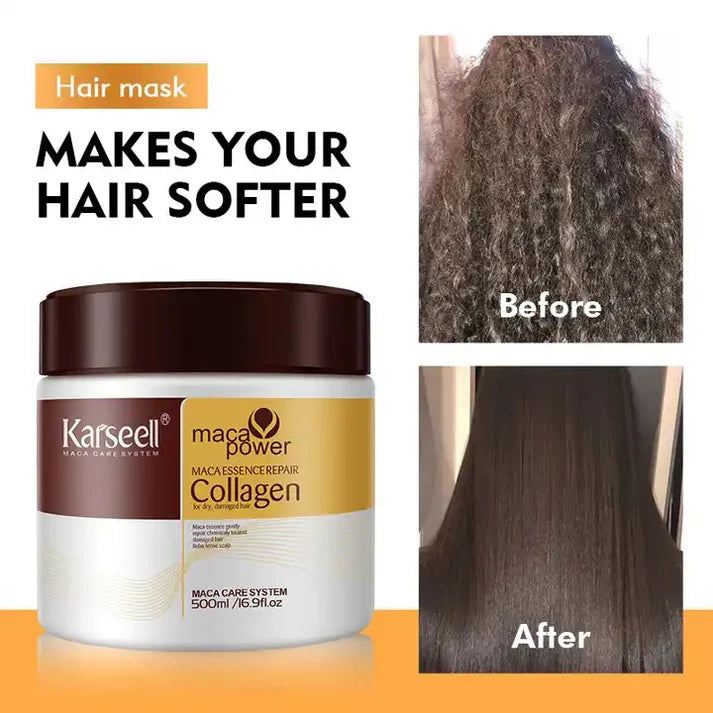 Karseell Collagen Hair Treatment Mask For Dry Damaged and All Hair Types For Women