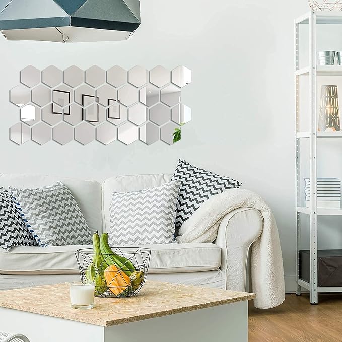 Sulfar Acrylic Mirror - Home Decor Wall Mirror | 24 pieces