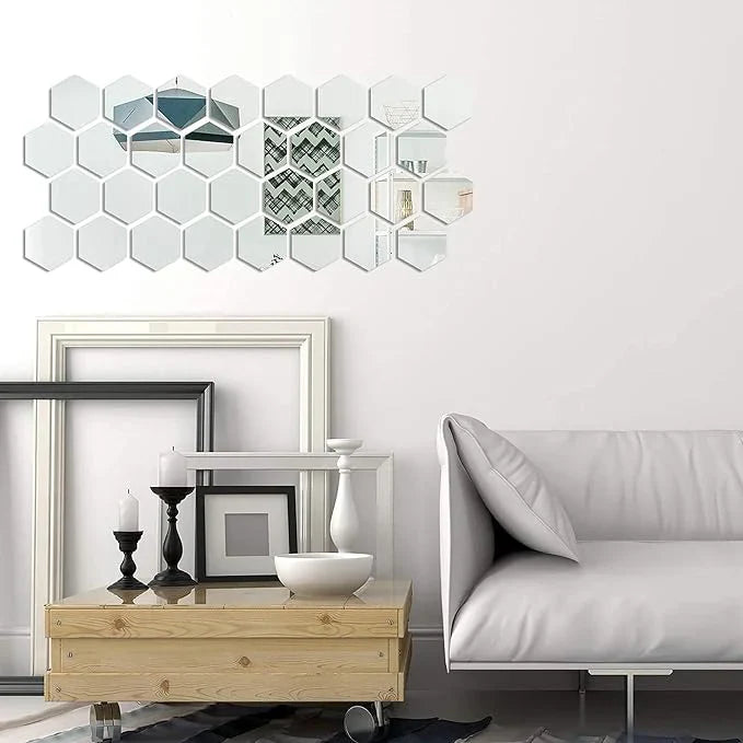 Sulfar Acrylic Mirror - Home Decor Wall Mirror | 24 pieces