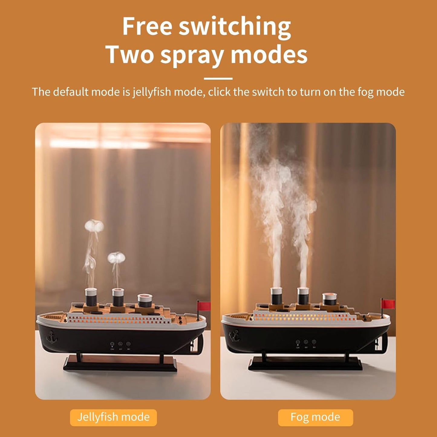 Air Humidifier New Jellyfish Ship Model
