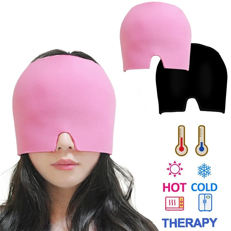 Migraine Relief Hat headache hat Gel Hot Cold Therapy