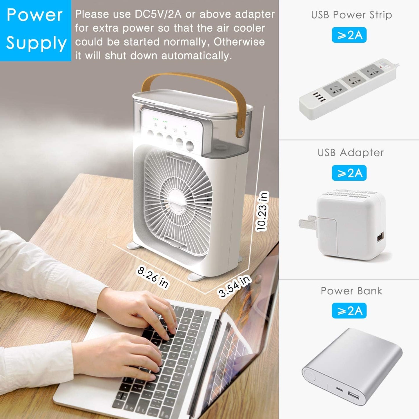 Portable Mini Air Cooler Fan