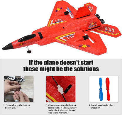 Remote Control Fighter Jet for Kids