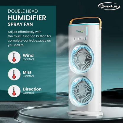Mini Air Cooler Double Fan 280ml Mini Evaporation