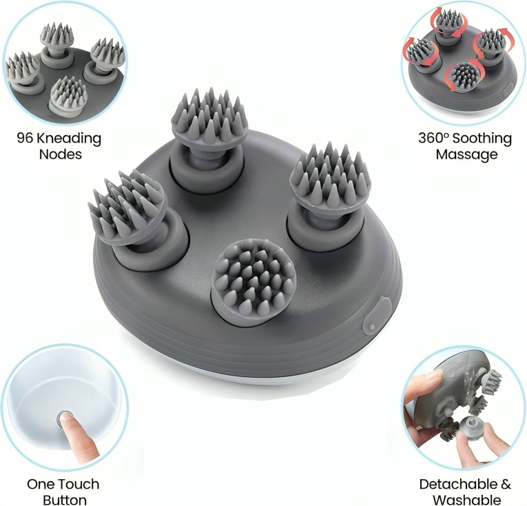 Supwell Electric Scalp Massager With 3 Modes