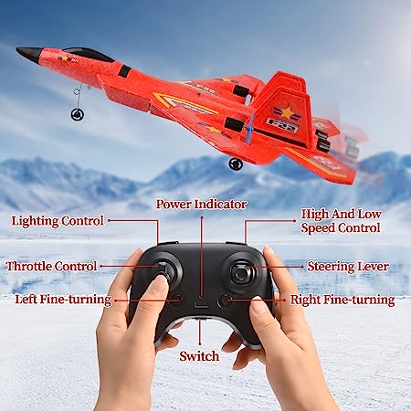 Remote Control Fighter Jet for Kids