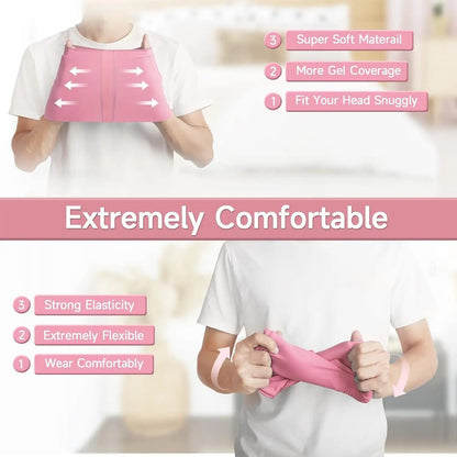Migraine Relief Hat headache hat Gel Hot Cold Therapy
