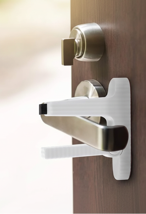 Door Handle Safety Lock – Child Proof Lever Lock | No Drill Door Lock