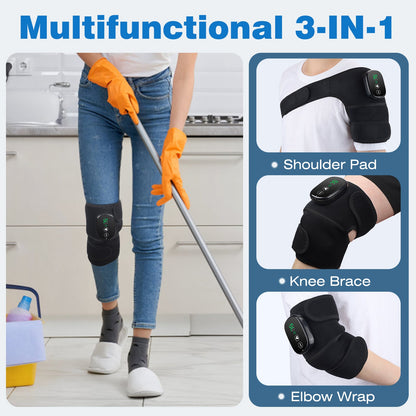 3-in-1 Wearable Heating & Vibration Massage Belt Pain Relief